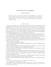 book Lectures on Lie Algebras [Lecture notes]