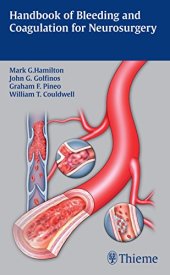 book Handbook of Bleeding and Coagulation for Neurosurgery