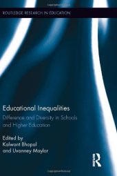 book Educational Inequalities: Difference and Diversity in Schools and Higher Education