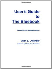 book User's Guide to the Bluebook