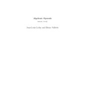 book Algebraic Operads [draft]