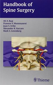 book Handbook of Spine Surgery