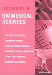 book Dictionary of biomedical sciences