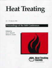 book Heat treating, proceedings of the 16th conference : the 16th Heat Treating Society Conference and Exposition, 19-21 March 1996, Cincinnati Convention Center. Cincinnati, Ohio