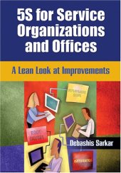 book 5S for service organizations and offices : a lean look at improvements