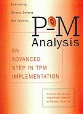 book P-M analysis : an advanced step in TPM implementation