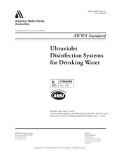 book Ultraviolet disinfection systems for drinking water : effective date, Aug. 1, 2012