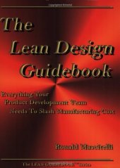 book The lean design guidebook : everything your product development team needs to slash manufacturing cost