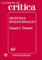 book Cuadernos de Crítica.  Sistemas intencionales