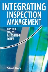 book Integrating Inspection Management into Your Quality Improvement System