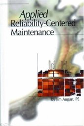 book Applied Reliability Centered Maintenance