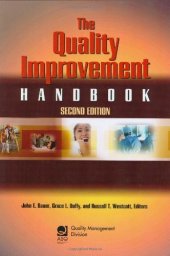 book The Quality Improvement Handbook, Second Edition