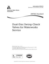 book AWWA C518-13 Dual-Disc Swing-Check Valves for Waterworks Service