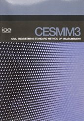 book CESMM3 : civil engineering standard method of measurement