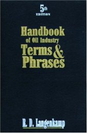 book Handbook of Oil Industry Terms and Phrases