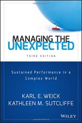 book Managing the unexpected : sustained performance in a complex world