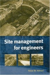 book Site Management for Engineers