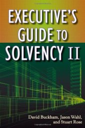 book Executive's Guide to Solvency II