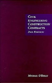 book Civil Engineering Construction Contracts 2nd Edition