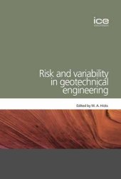 book Risk and variability in geotechnical engineering