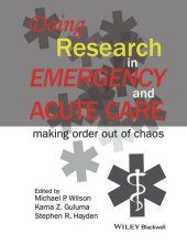 book Doing research in emergency and acute care : making order out of chaos