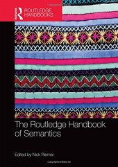 book The Routledge Handbook of Semantics