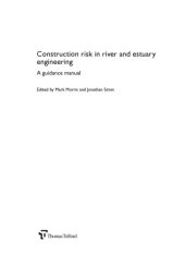 book Construction risk in river and estuary engineering : a guidance manual