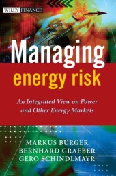 book Managing energy risk : an integrated view on power and other energy markets