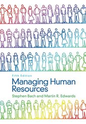 book Managing Human Resources: Human Resource Management in Transition