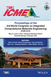 book Proceedings of the 3rd World Congress on Integrated Computational Materials Engineering (ICME)