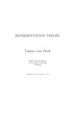 book Representation Theory (preliminary version 9 Feb 2009)