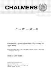 book Constructive Algebra in Functional Programming and Type Theory [master thesis]