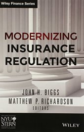 book Modernizing Insurance Regulation