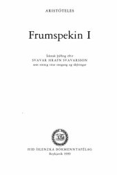 book Frumspekin I