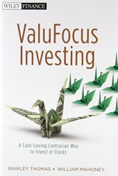 book ValuFocus Investing: A Cash-Loving Contrarian Way to Invest in Stocks