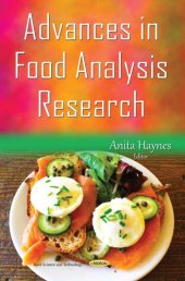 book Advances in food analysis research