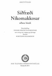 book Siðfræði Níkomakkosar, síðara bindi