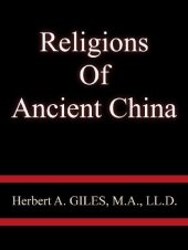 book Religions of Ancient China