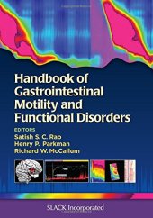 book Handbook of Gastrointestinal Motility and Functional Disorders