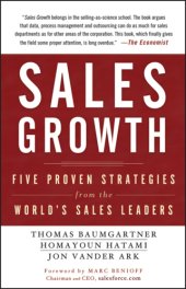 book Sales Growth: Five Proven Strategies from the World's Sales Leaders
