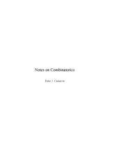 book Notes on Combinatorics [Lecture notes]