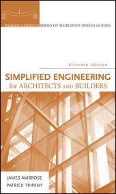 book Simplified Engineering for Architects and Builders