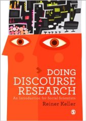 book Doing Discourse Research: An Introduction for Social Scientists