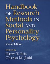 book Handbook of Research Methods in Social and Personality Psychology