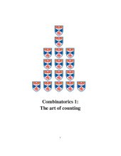 book Combinatorics 1: The art of counting [Lecture notes]