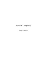 book Notes on Complexity [Lecture notes]