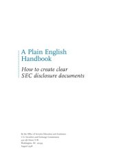 book A Plain English Handbook - How to create clear SEC disclosure documents