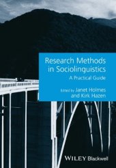 book Research Methods in Sociolinguistics: A Practical Guide