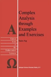 book Complex Analysis through Examples and Exercises