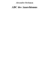 book ABC des Anarchismus